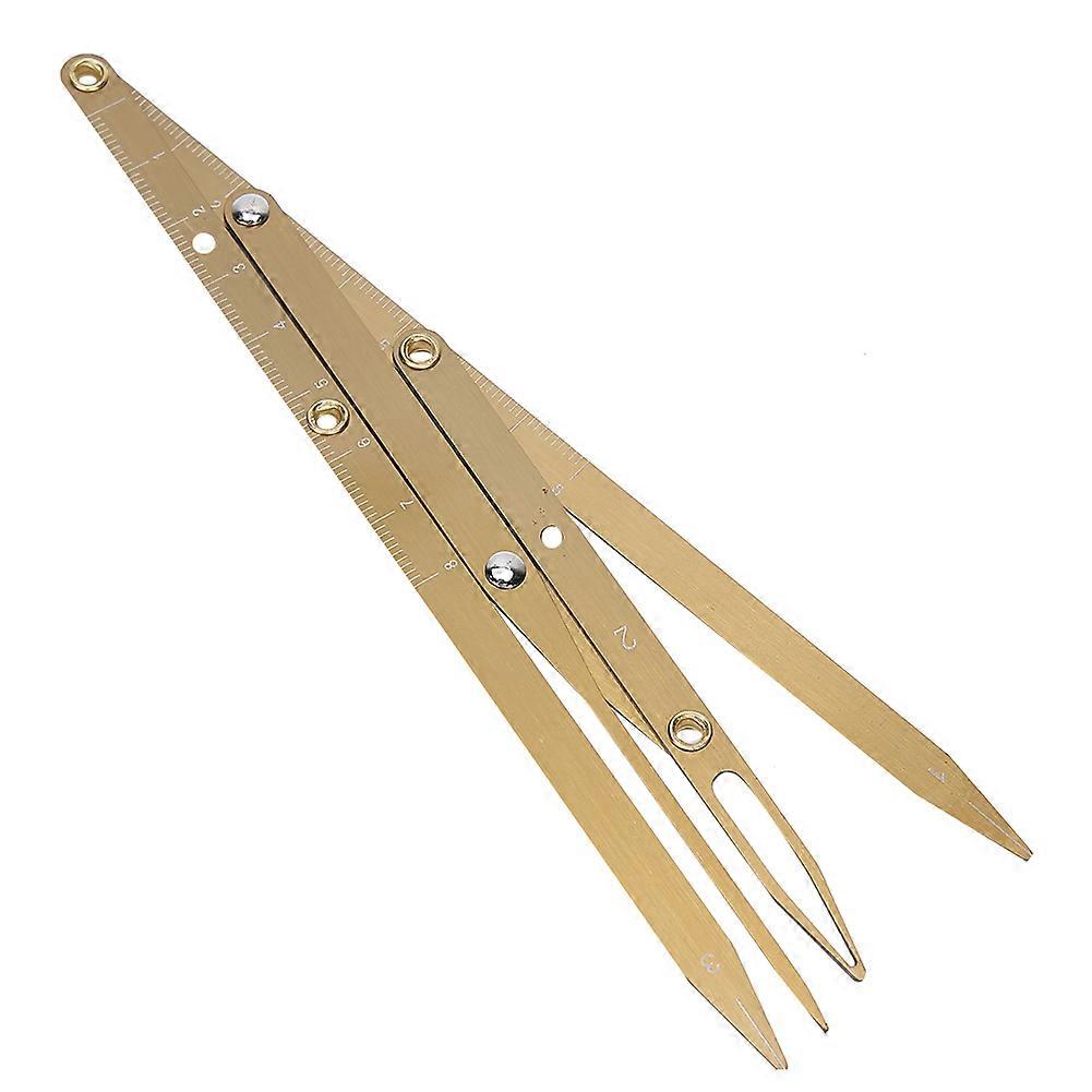 Microblading Tattoo Eyebrow Ruler Golden Ratio Makeup Symmetrical Tool AccessoryGold