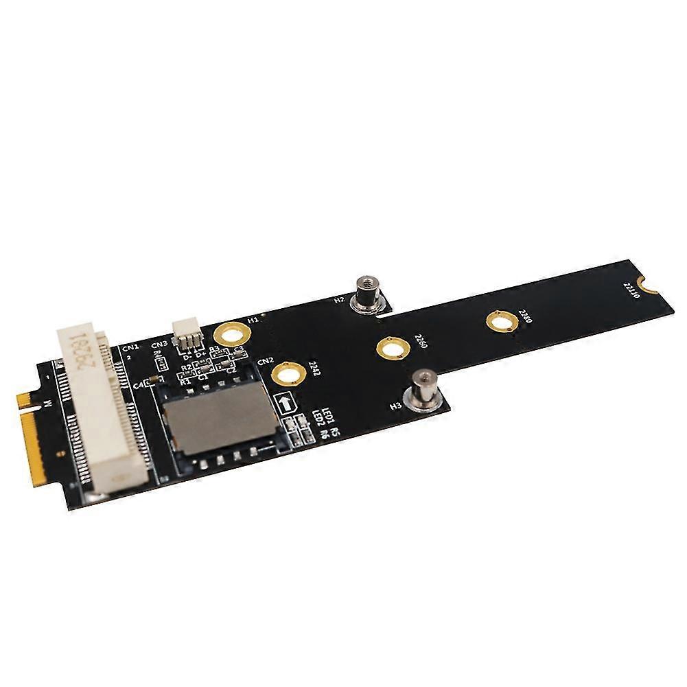 Mini Pci-e To Ngff M.2 Key M A/e Adapter Converter Card With Sim Slot Power Led