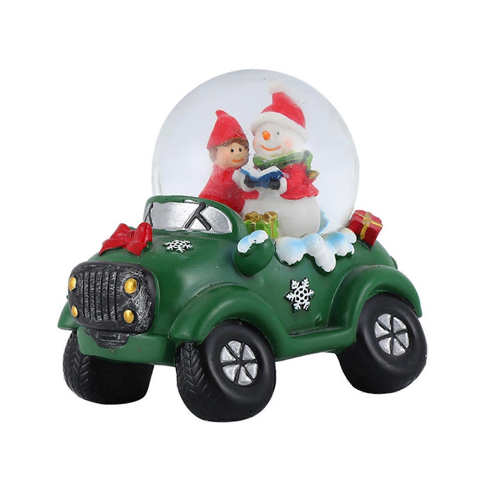 glödande jul snöglob skrivbord glaskula för barn hem flickvän