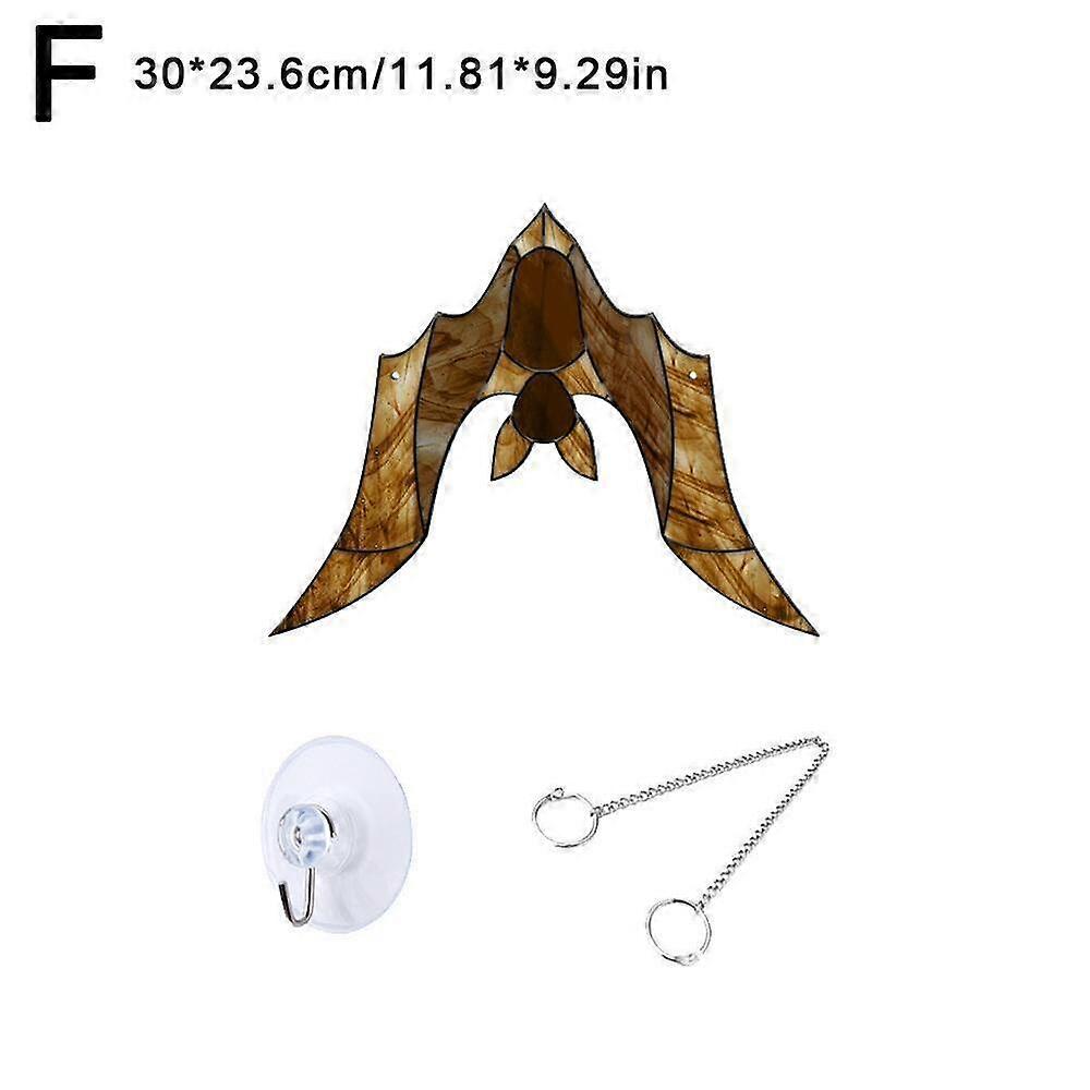 Halloween Pumpkin Bat Ghost Acrylic Pendant W9S3