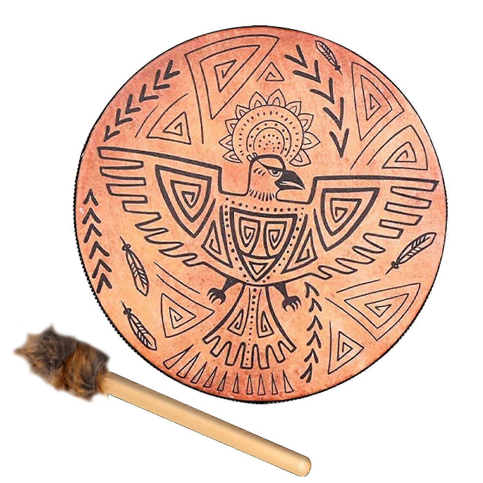 شامان طبل الدف عاشق الموسيقى 25 سنتيمتر شجرة الحياة طبل روح الموسيقى الدف