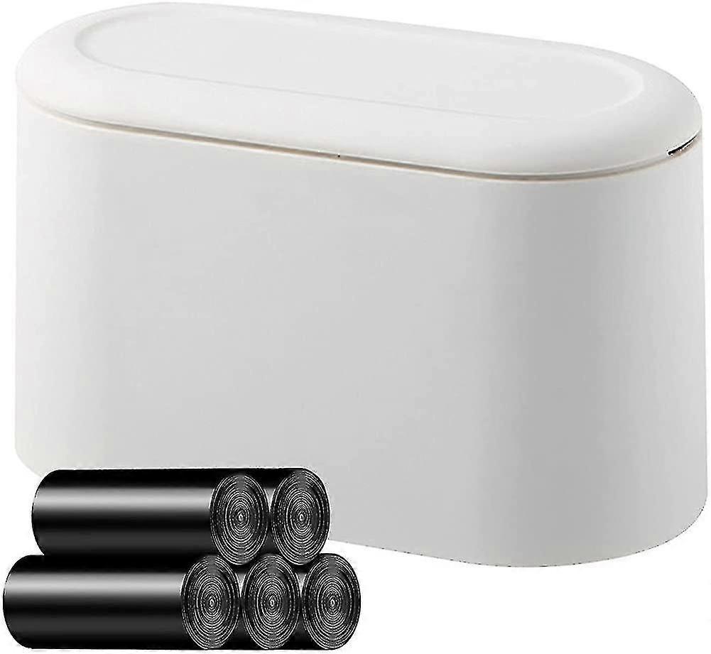 Desktop-Papierkorb mit Deckel - Anti-Drop und durable.easy Zu reinigen Desktop-Papierkorb