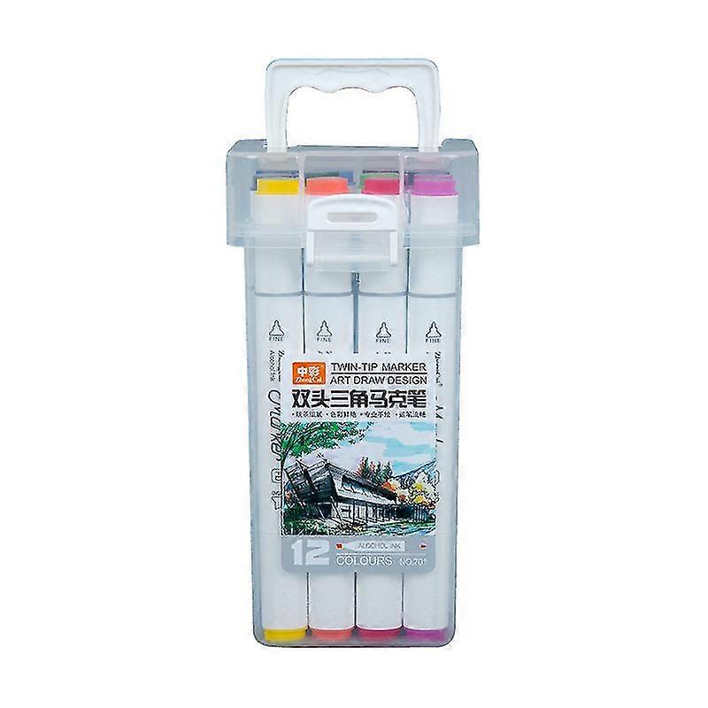 Triangle Double-Headed Marker 108-Color Alcoholic Marker Set