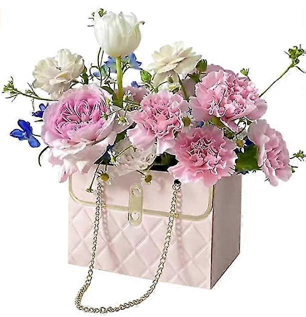 Flowers Packaging Bag Rectangular Gift Bag Creative Bouquet Small Sachet Packaging Box  For Mother Day
