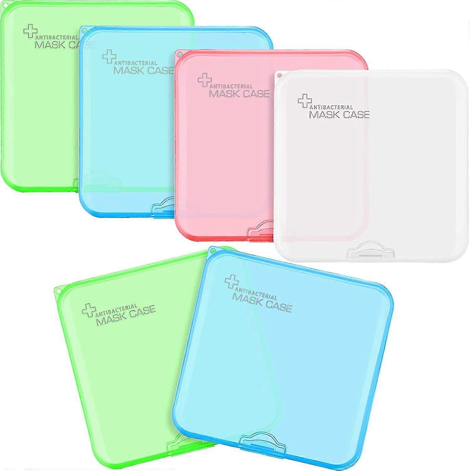 Plastic Storage Face Protector Case Organizer Keeper Folder Multicolor