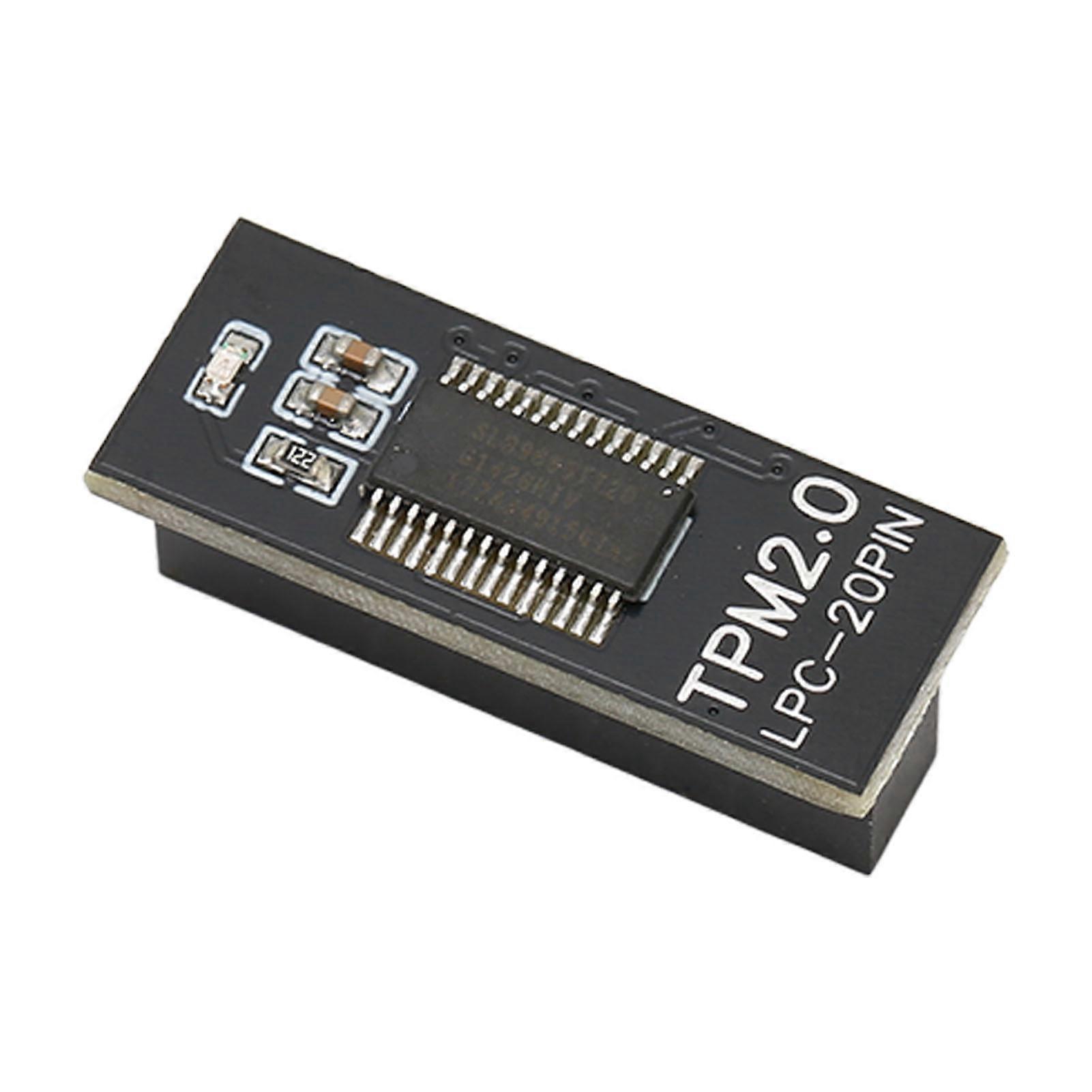 TMP2.0 Security Module LPC 20 Pin Remote Card Compatible for Win11 2.0 System for GIGABYTE Platform Protection Module