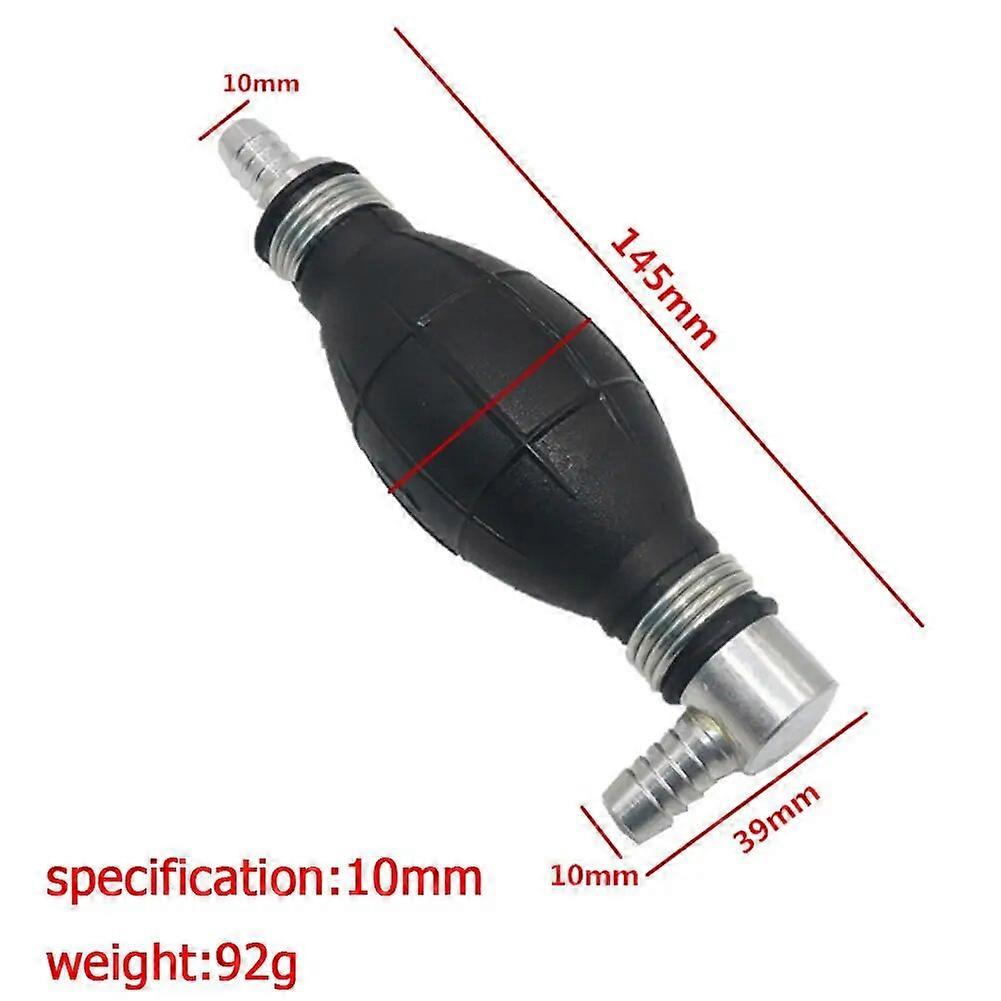 1pcs Hand Fuel Hand Pump Automobile Multip Rubber Aluminum Spherical Gasoline Primer Bulb Rod Connection Rod Petrol Tank 8/10mm