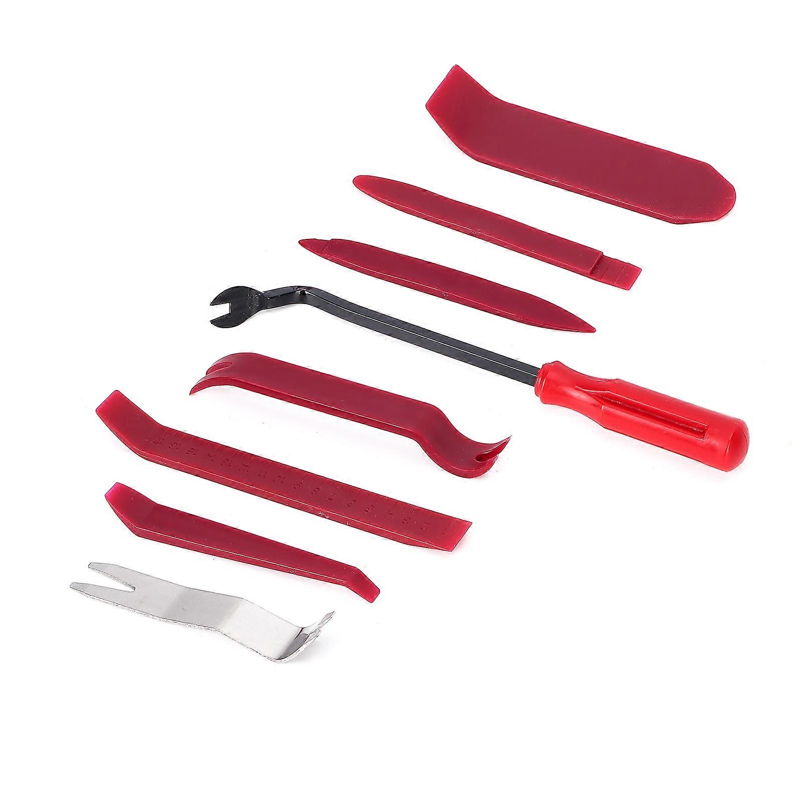 Interior Trim Remover Set 8pcs Disassembly Tool Pry Bar for Dashboard and Central Control Area