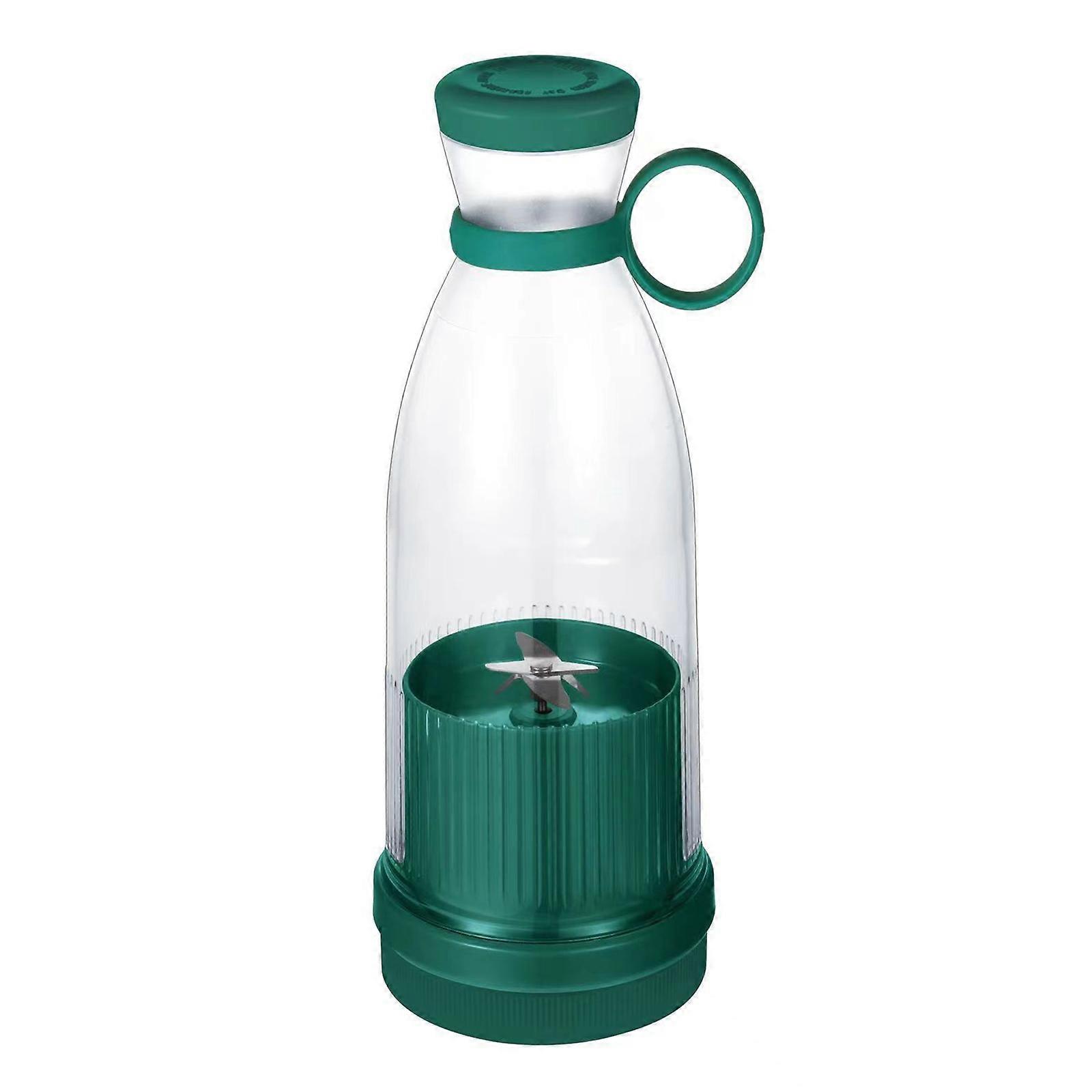 Mixer Obst Mixer Maschine Tragbarer elektrischer Entsafter Mahlbecher 350ML Grün