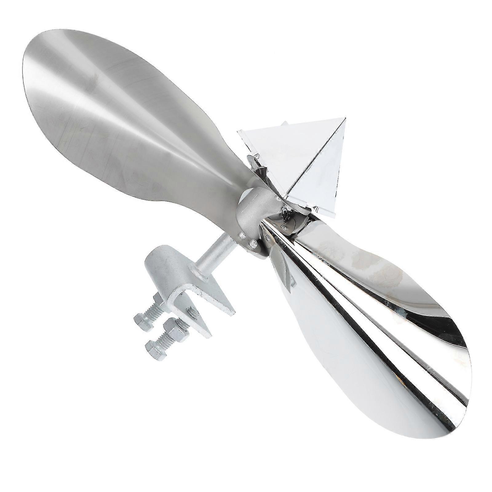 Stainless Steel Bird Repeller Garden Deterrent Bird Tool Windmill Shape Bird Repeller