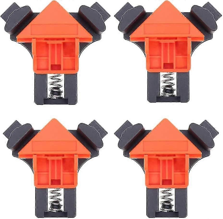 4 Pieces Right Angle Clamp, Carpentry Right Angle Clamp Clip, 90 Degree Right