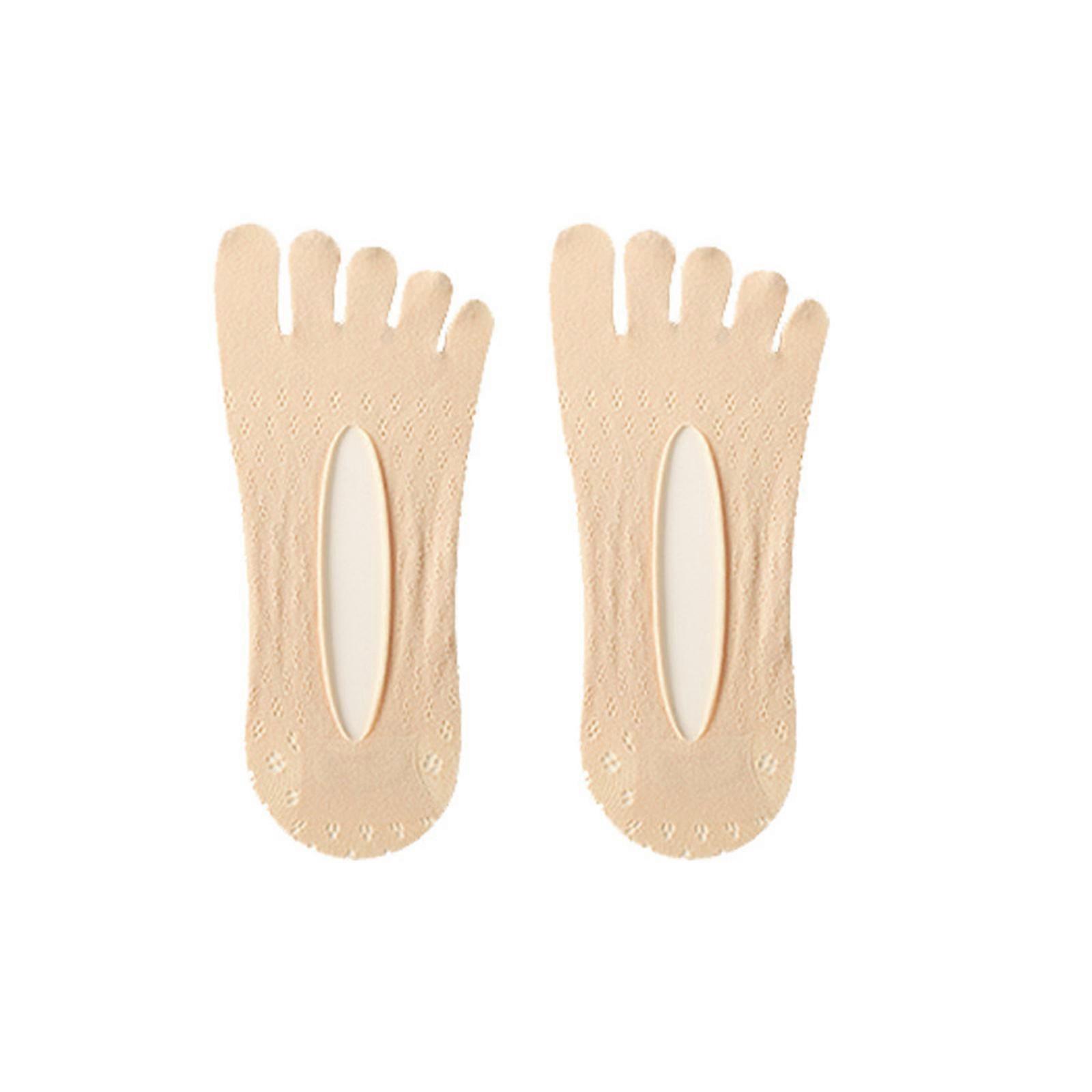 5 Pairs Orthopedic Toe Compression Socks, No Show Five Toes Socks,100% New