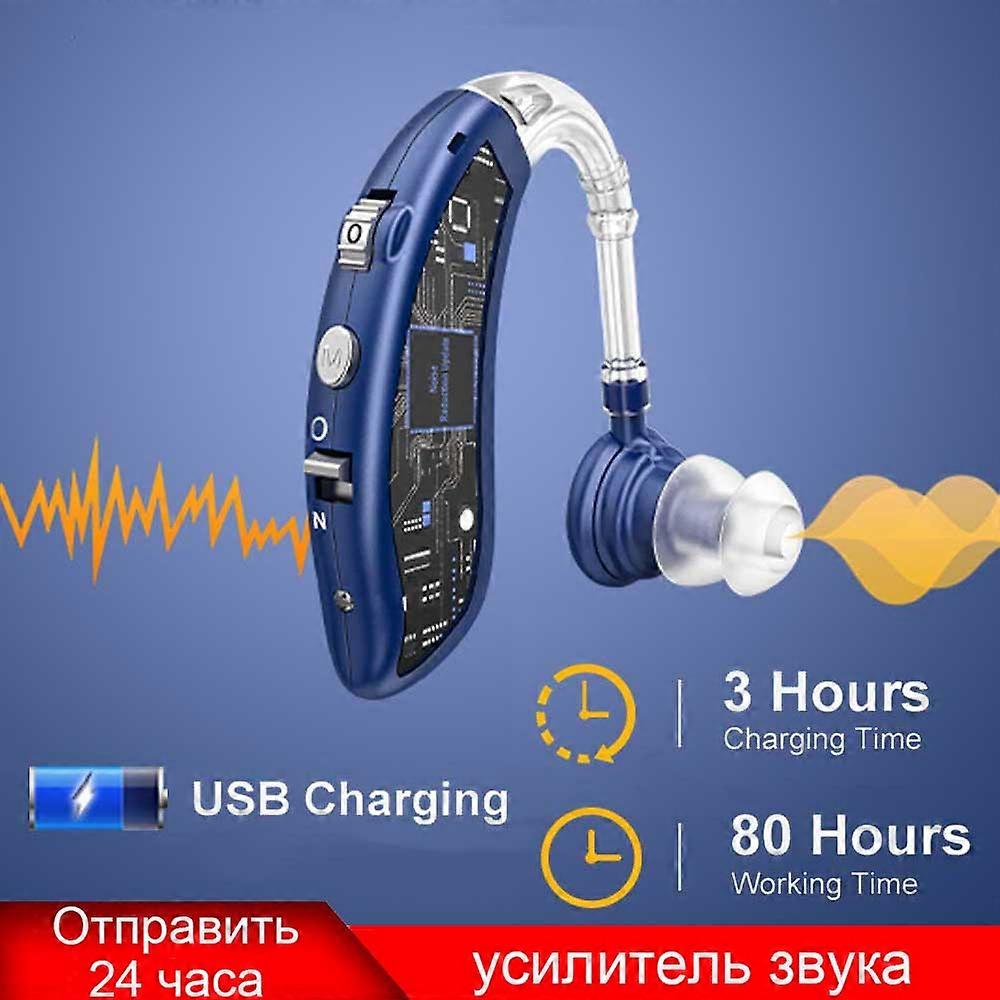 2022 new Cheap Rechargeable Hearing Aid Mini Device Ear Amplifier Digital Hearing Aids BTE Elderly Ear Care Hearing Amplifier