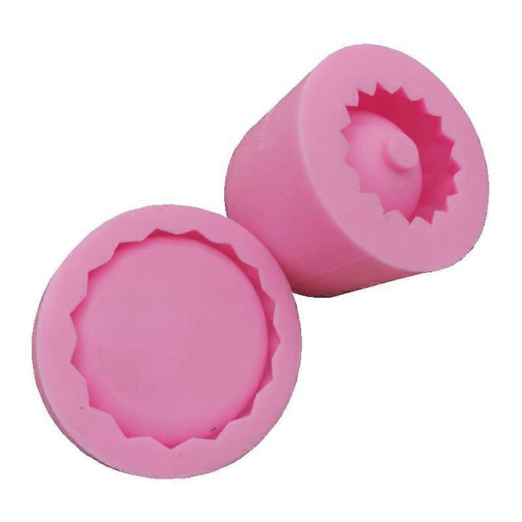 Geometric Pattern Flower Pot Silicone Mold for Epoxy Resin Concrete Clay Succulent Planter Ashtray