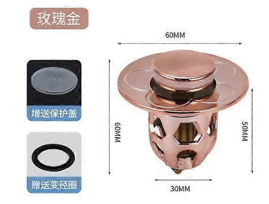 Universal Press Bounce Basin Pop Up Drain Filter Drain Filter Hair Catcher Sink Container Bathtub Stopper Extension Bath PlugCraft Pipe Cleaners