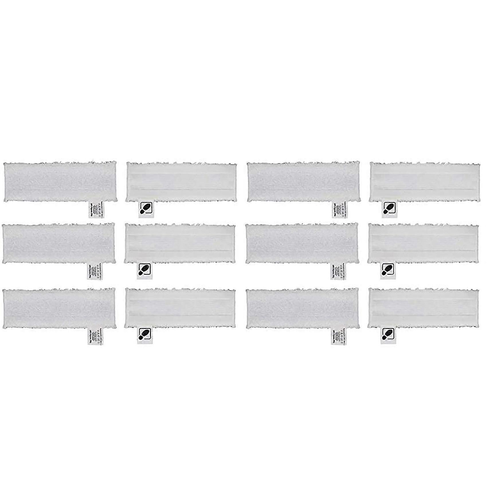 12 pezzi Microfibra Mop panno Pad per Easyfix Sc 2, Sc 3, Sc 4, Sc 5 Steam Cleaner Durable Replacemen