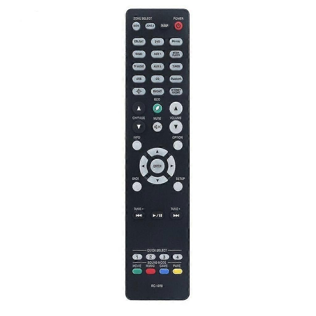 Rc1228 αντικαταστάθηκε τηλεχειριστήριο για Denon Rc1228 Avr-s750h Avr-s900w Avr-x1400h τηλεοπτικοί δέκτες Μεγάλη απόσταση ελέγχου
