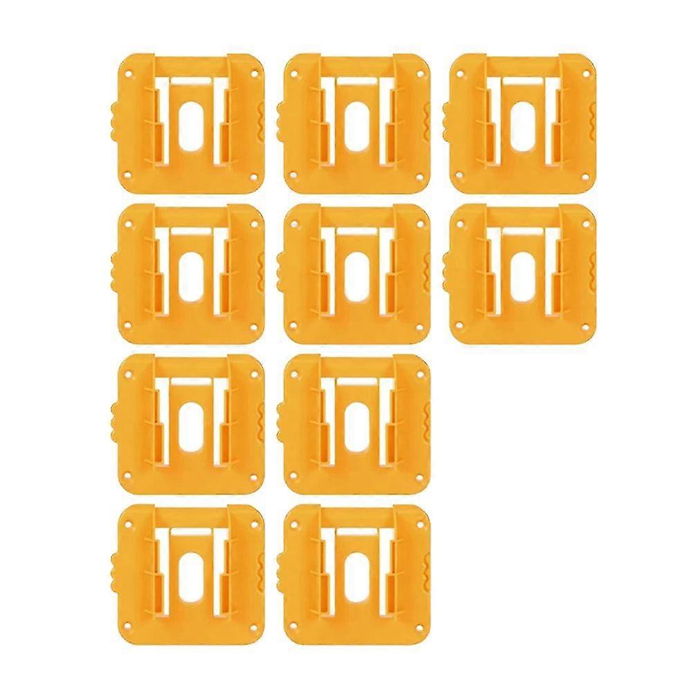 10pcs For 18v Battery Storage Rack Holder Case Battery Holder Wall Mount Tool Bracket Fixing Devices