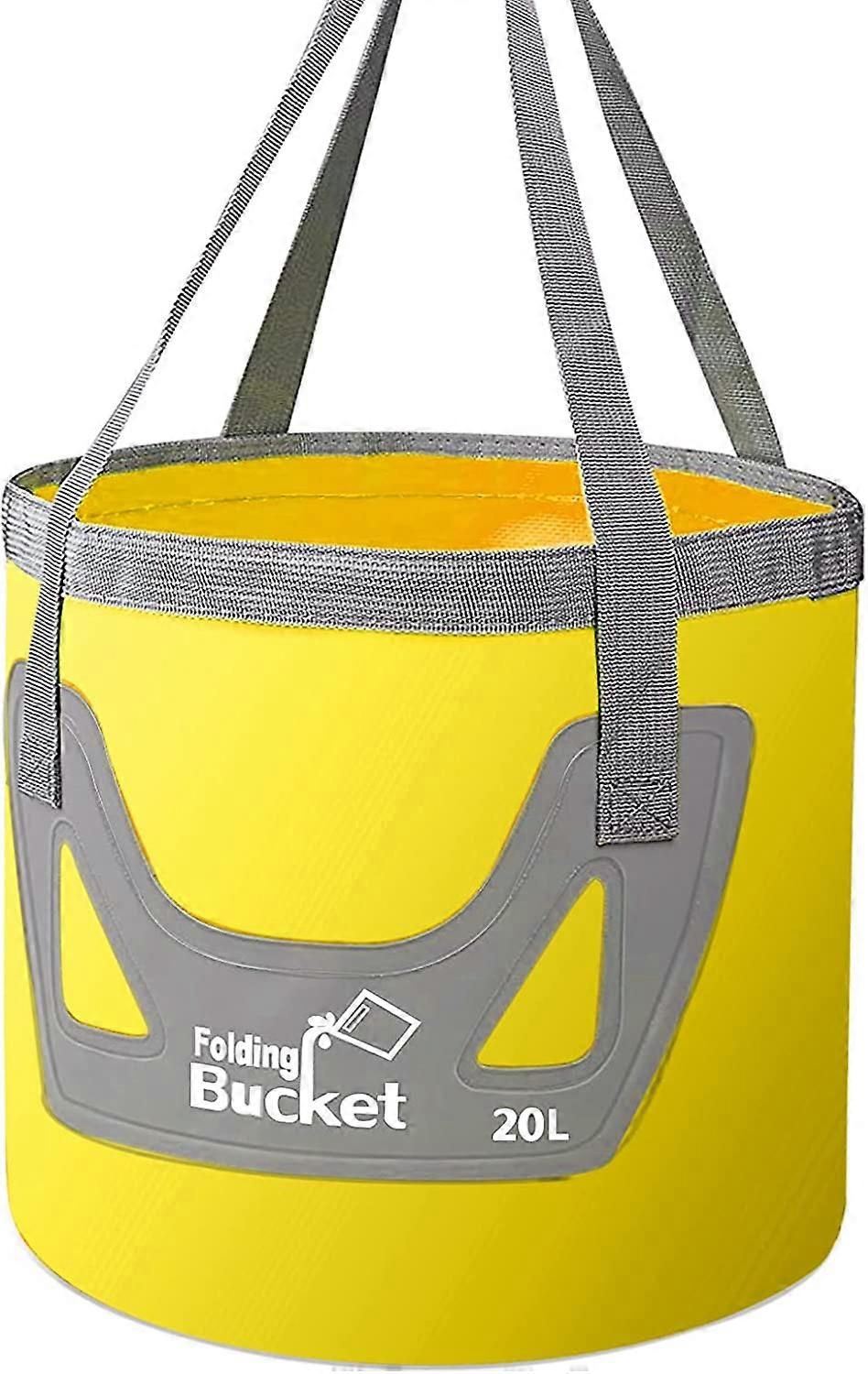 Collapsible Bucket, 20L Space Saving Foldable Bucket Water Storage