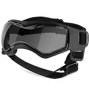 1 Paar Haustier-Sonnenbrillen für Hunde und Katzen, Windschutzbrille mit verstellbarem Kopfband