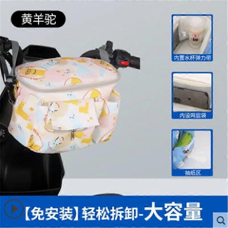 Waterproof Scooter Saddlebag Handlebar Bag Motorcycle Front Bag Motorbike Large Capacity Storage Bag Electric Bicycle Universal