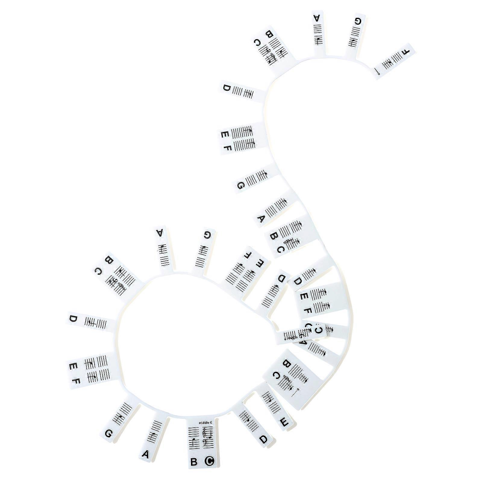 NEW HOT 2023 Removable Piano Keyboard Note Labels for Learning, Piano Notes Guide & Piano Key Guide - 61-Key