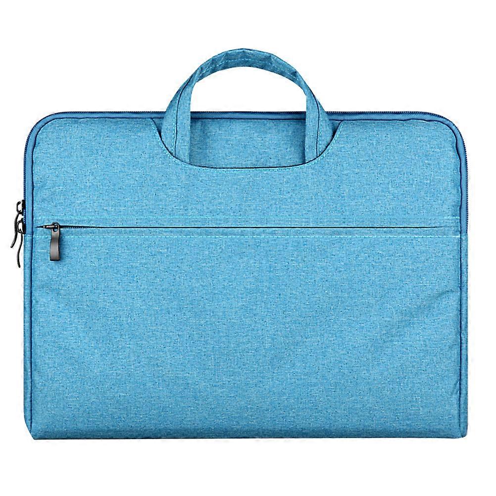 11.6 אינץ 'אופנה תיק אחסון מחשב נייד תיק יד למחשב נייד תיק עסקים תואם Macbook12 Air Pro (כחול)
