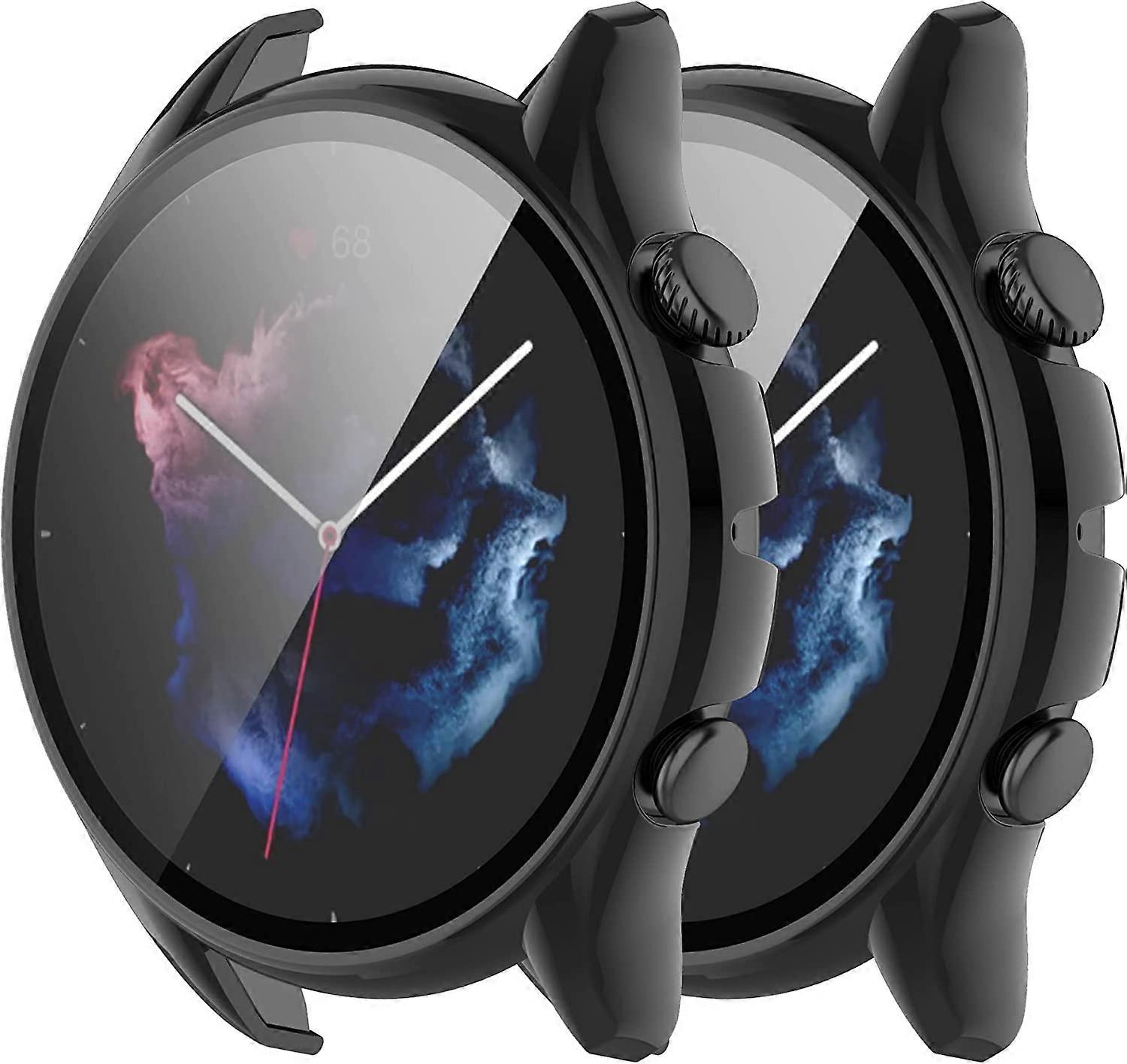 Full Around Hard PC Protective Case for Amazfit  GTR 3 & GTR 3 Pro Smartwatch [2Pack]