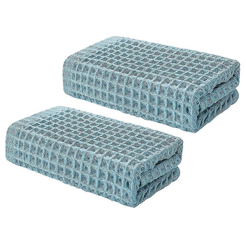 2pcs Dish Washing Soft Super Absorbent Dishcloth Kitchen Towel Quick