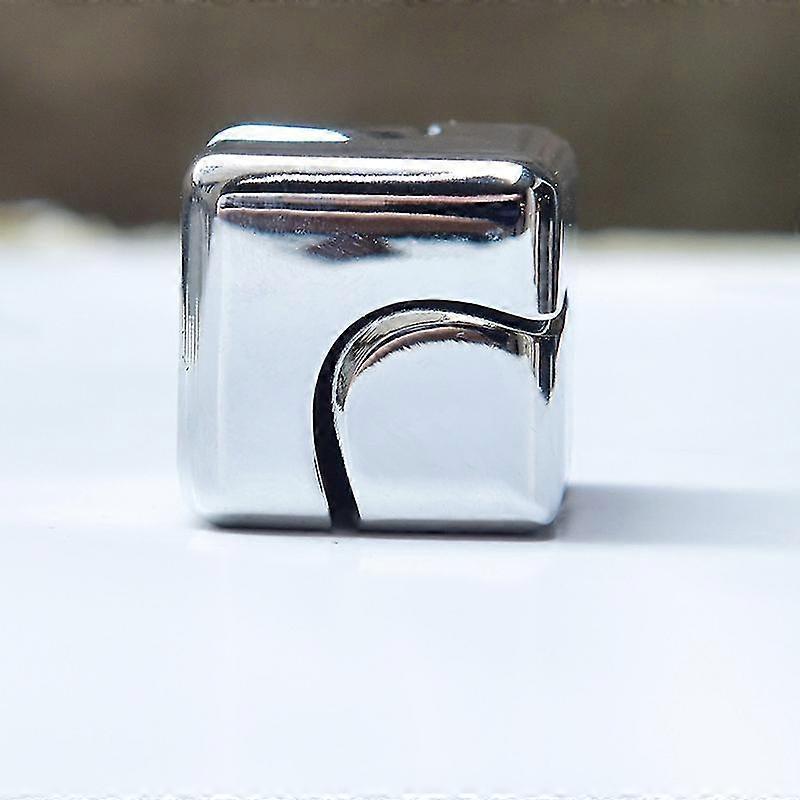 Square Decompression Spinning Top Dice Cube Anti-anxiety Fingertip Toys Hand Fidget Spinner Vent Toys Flipo Flip For Children