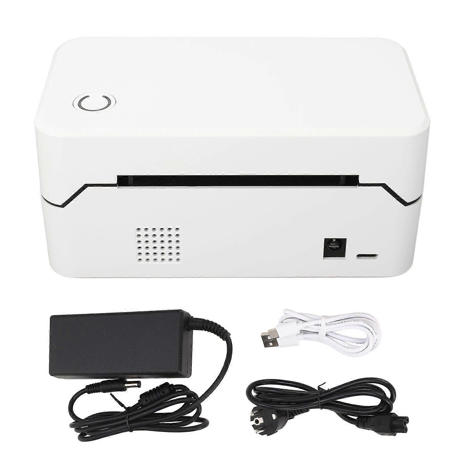 Thermal Label Printer Bluetooth Wireless Desktop Shipping Label Printer 100 to 240V EU Plug