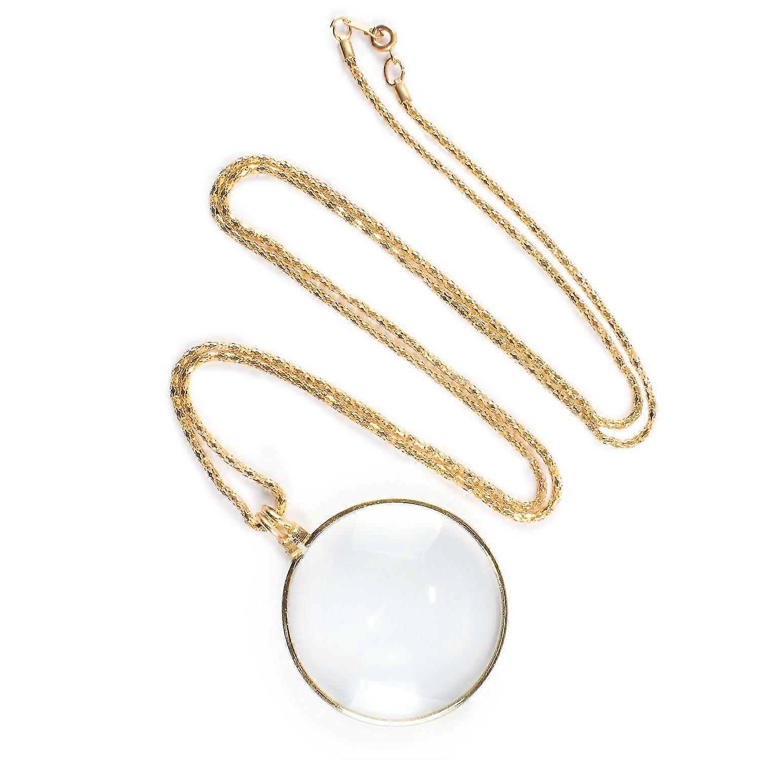 5x Halskette Lupe, Vergrößerung Anhänger Halskette