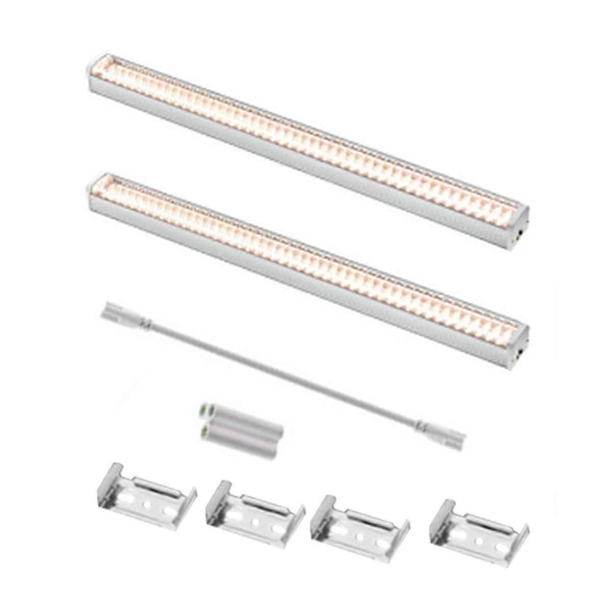 2Pcs LED Plant Growth Lamps Grow Lights for Indoor Plants 25W Plant Lights for Seed Starting Seedli