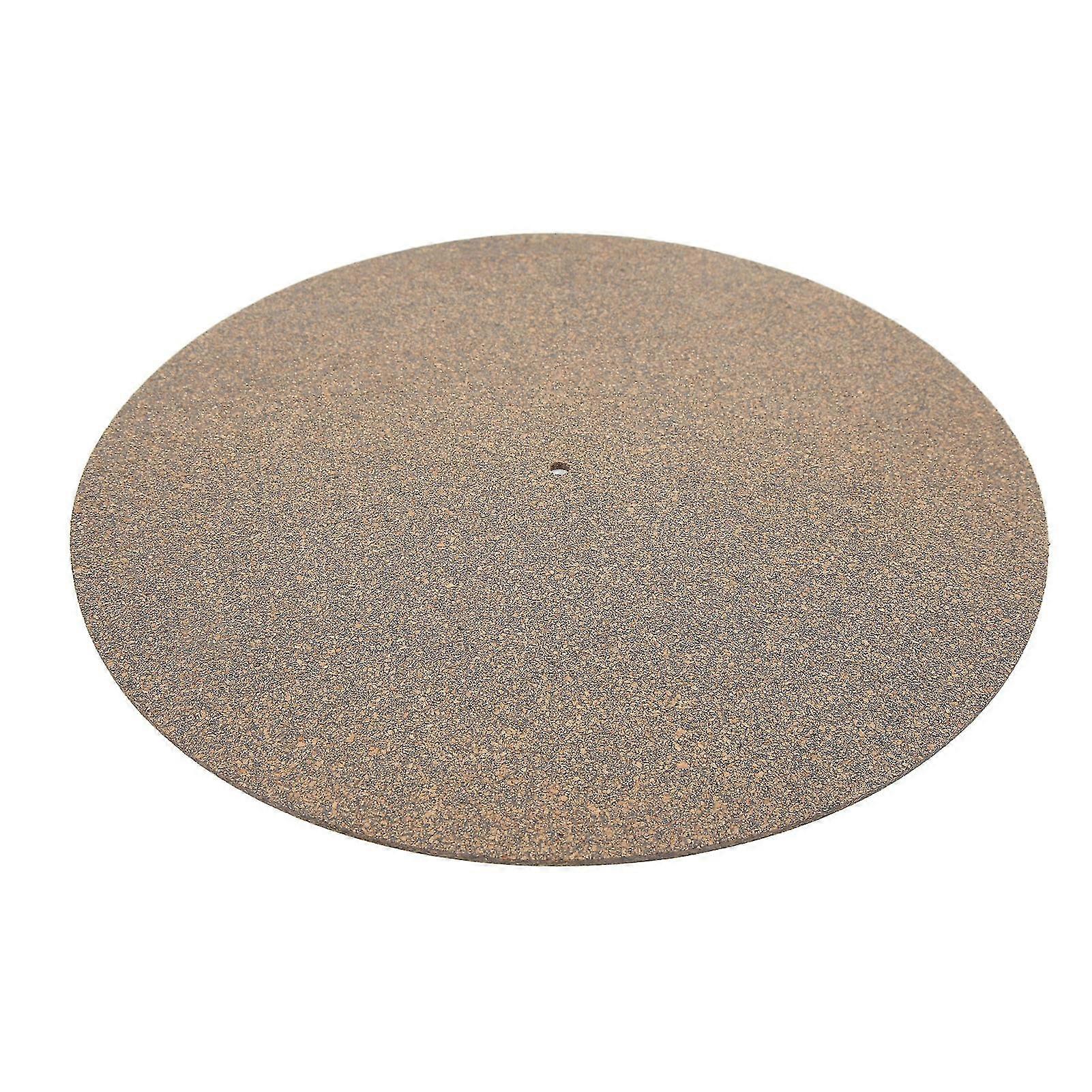 Phonograph Cork Turntable Platter Mat - Abrasion-Reducing & Resonance-Suppressing Slipmat