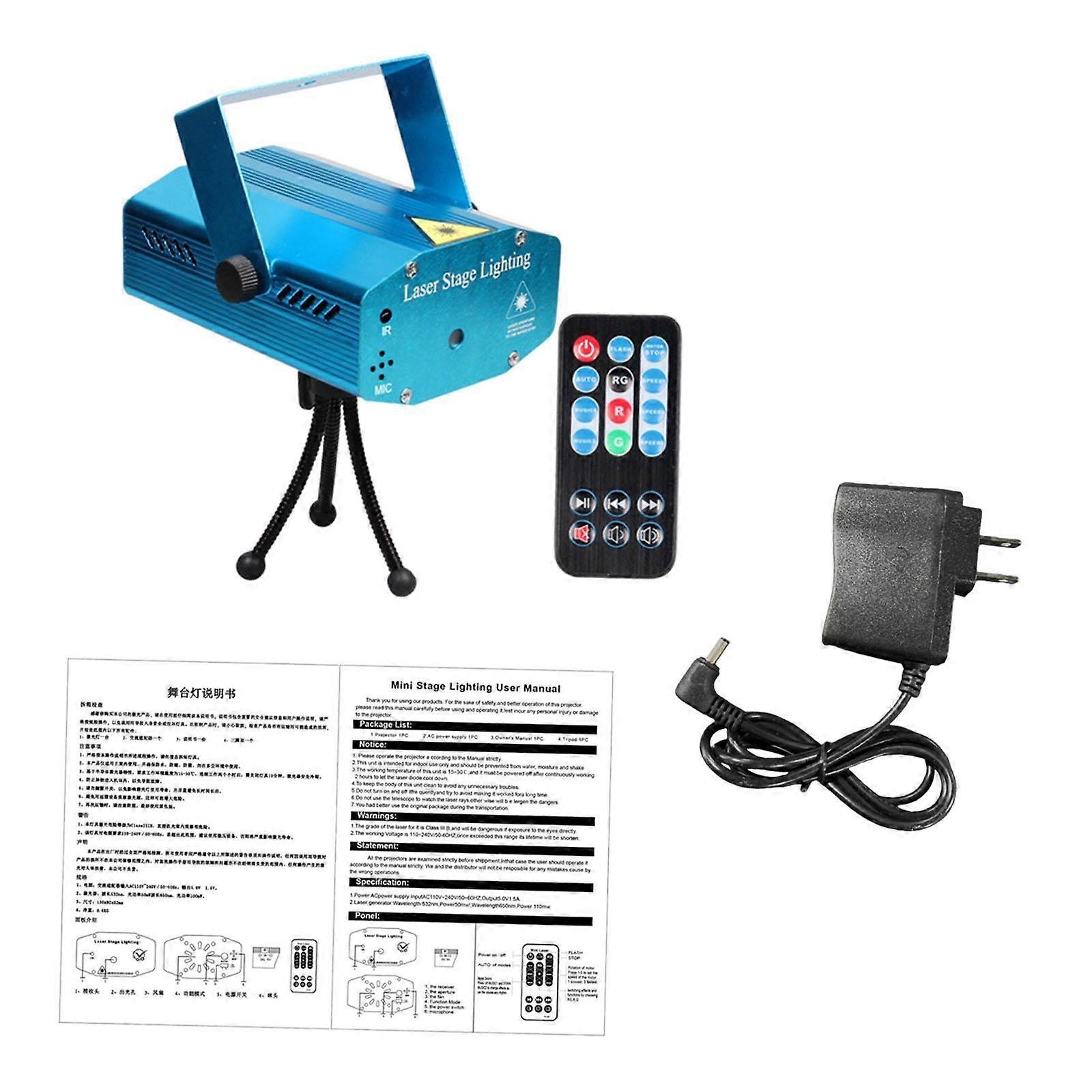 Efektler Sahne Işığı ile Uzaktan Taşınabilir Parti Işığı Partiler Oteller Dans için