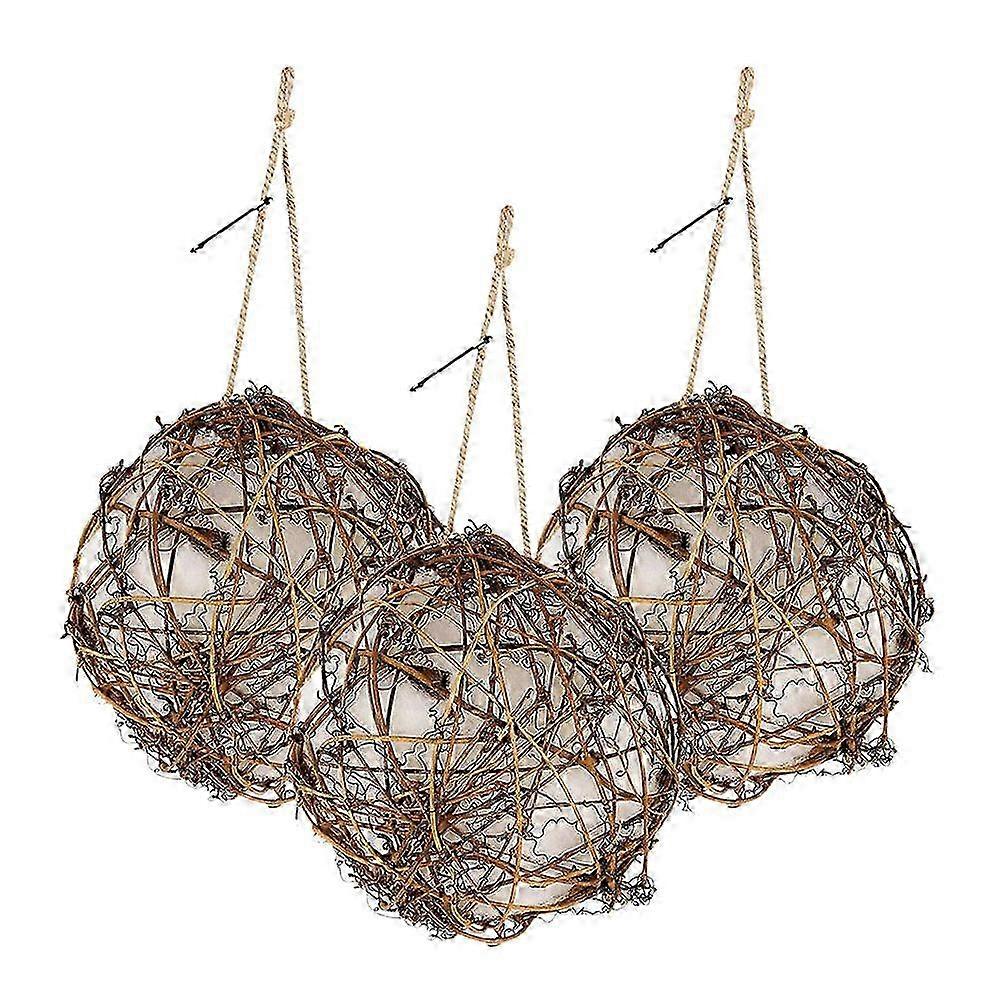 3 stk utenfor Roosting Pocket Bird Nesting Material Hummingbird Nest Bird Nest Hanging Decor