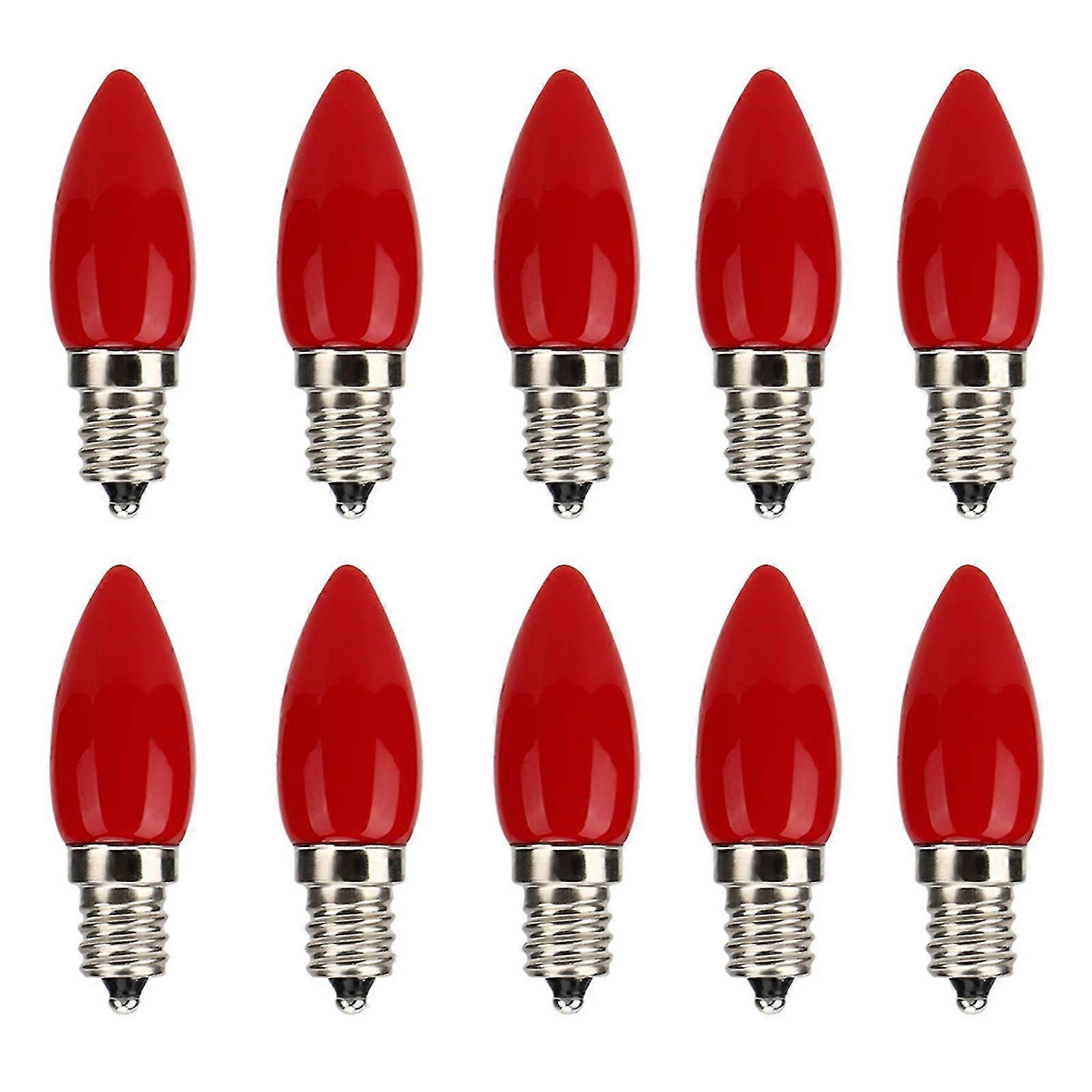 10Pcs Mini E12 LED Light Bulb 1.5W AC110V for Home Chandelier Ceiling Light Wall Lamp