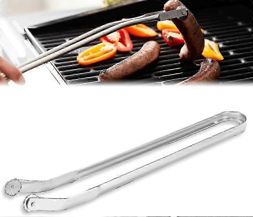 ملقط تحول سجق الشواء ، ملقط خراطة سجق شواء للطبخ ، ملقط طبخ مطبخ من الفولاذ المقاوم للصدأ ، ملقط مطبخ بمقبض طويل للطبخ باكي للشواء