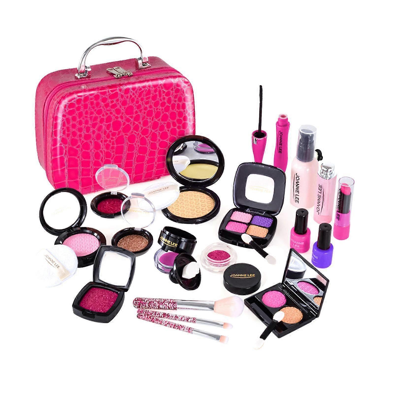 Çocuk Makyaj Oyuncakları Taşınabilir Makyaj Kutusu Parti Cosplay Çocuklar için Kozmetik Oyuncak