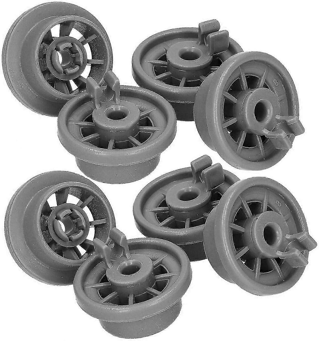 Rodas de lava-louças compatíveis com Bosch - Conjunto universal completo de 8 rodas de cesto inferior - Compatível com Bosch, Siemens, Beko, Neff Dishwashers e Othe