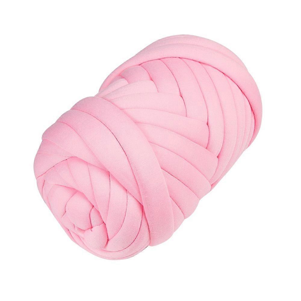 Arm Knitting Yarn Polyester Yarn Super Soft Washable Bulky Giant Yarn for Extreme Knitting DIY Handmade Blankets Pink 19mm about 500g/bundle about 24m