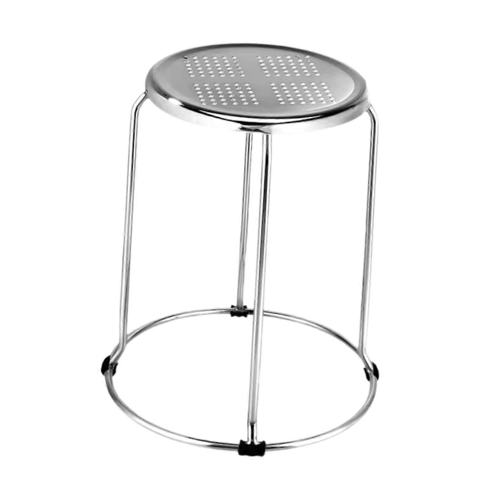 Backless Chair Stackable Barstool Bar Stool for Farmhouse Kitchen Guest Room