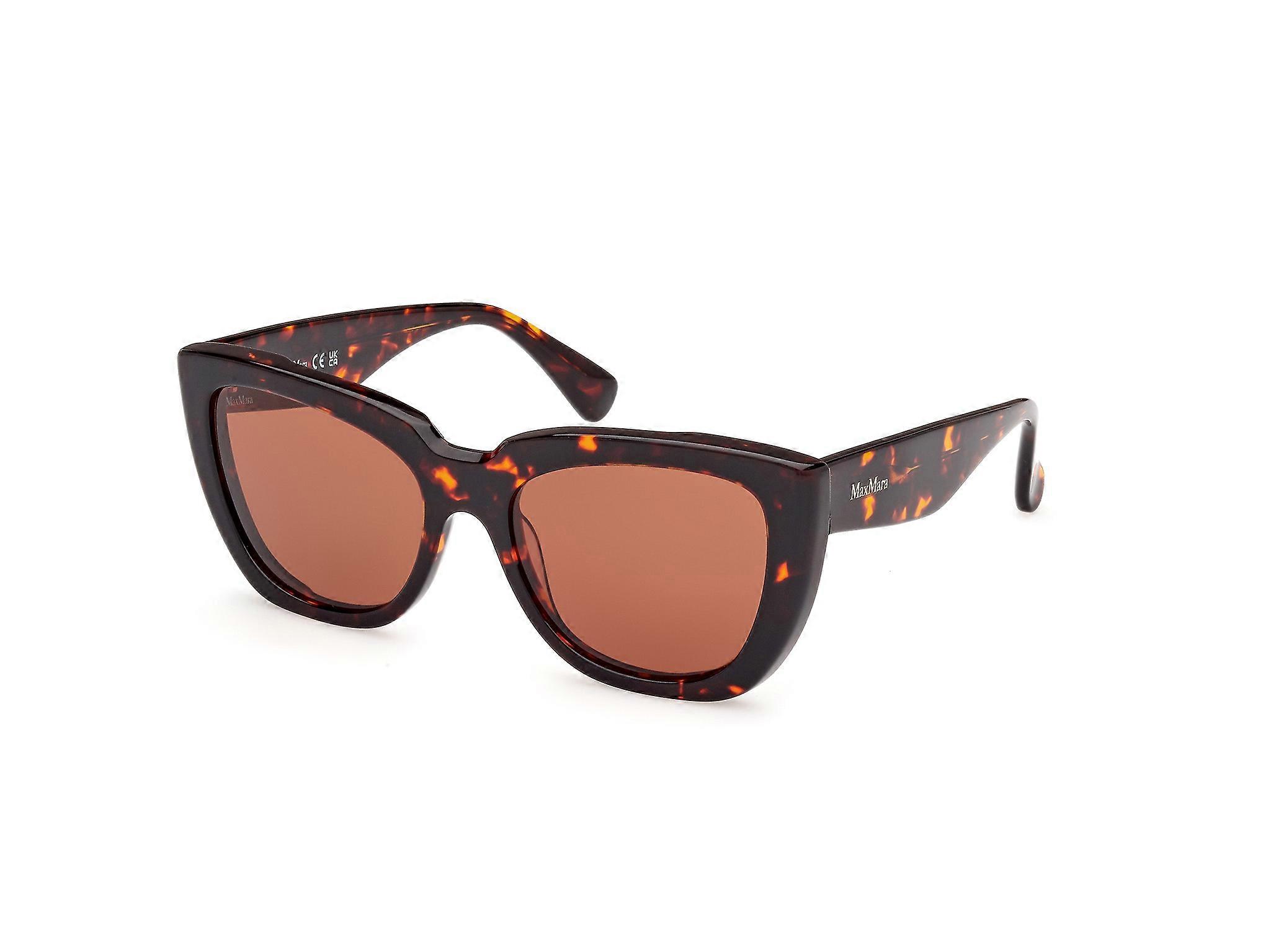 Sunglasses MaxMara MM0090 52E dark havana 54/18/140 WOMAN