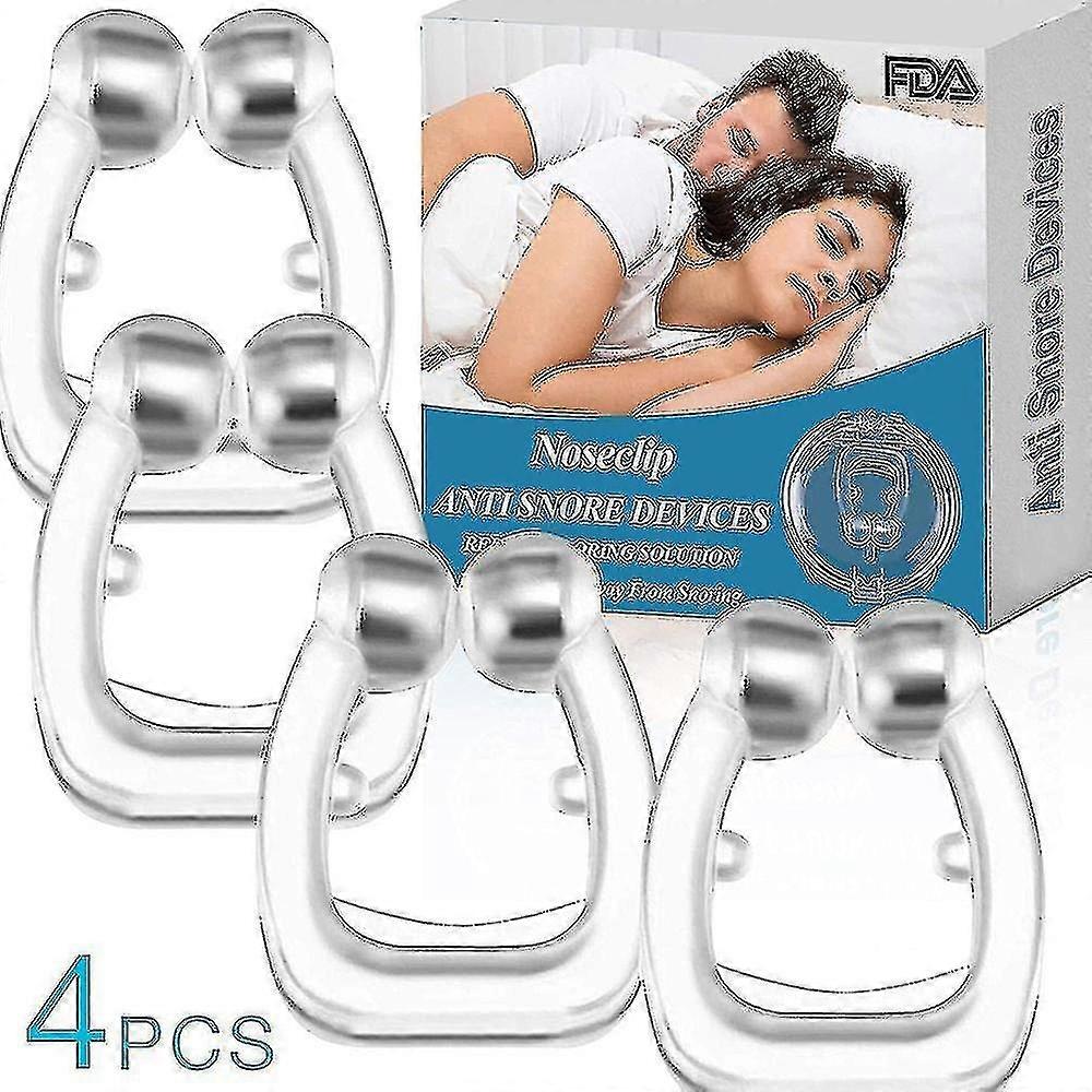 4pcs Silic Stop Ce Anti Ronflement Clip