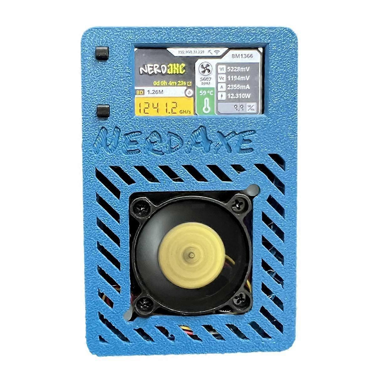 NerdAxe Miner Nerdminer 500Gh/S S19XP BM1366 ASIC Bitaxe Bitcoin Mini Miner 1.9inch Display Lottery