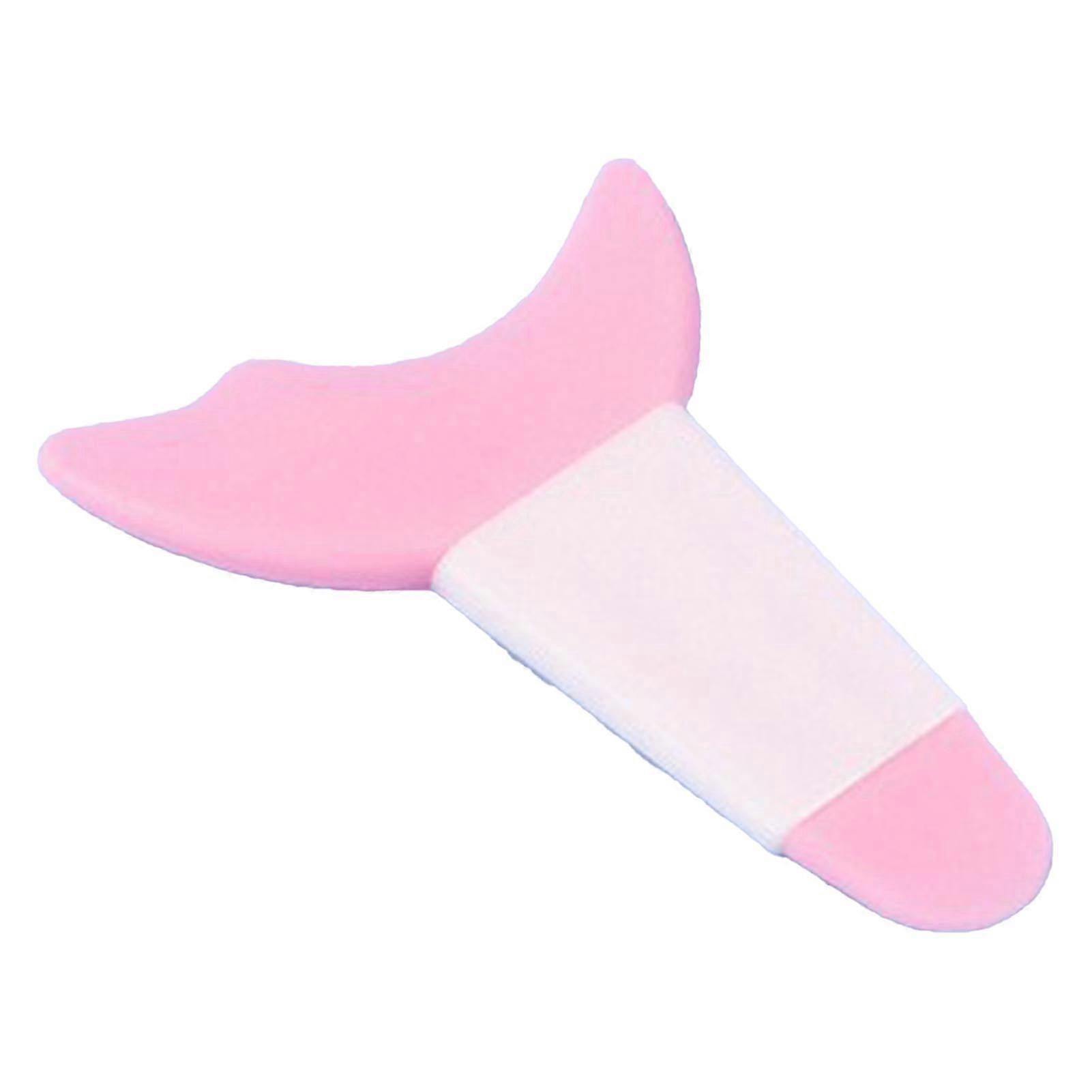 Mascara Eyelash Shield Tool Multifunctional Reusable Silicone Applicator Eyeliner Guard Pink