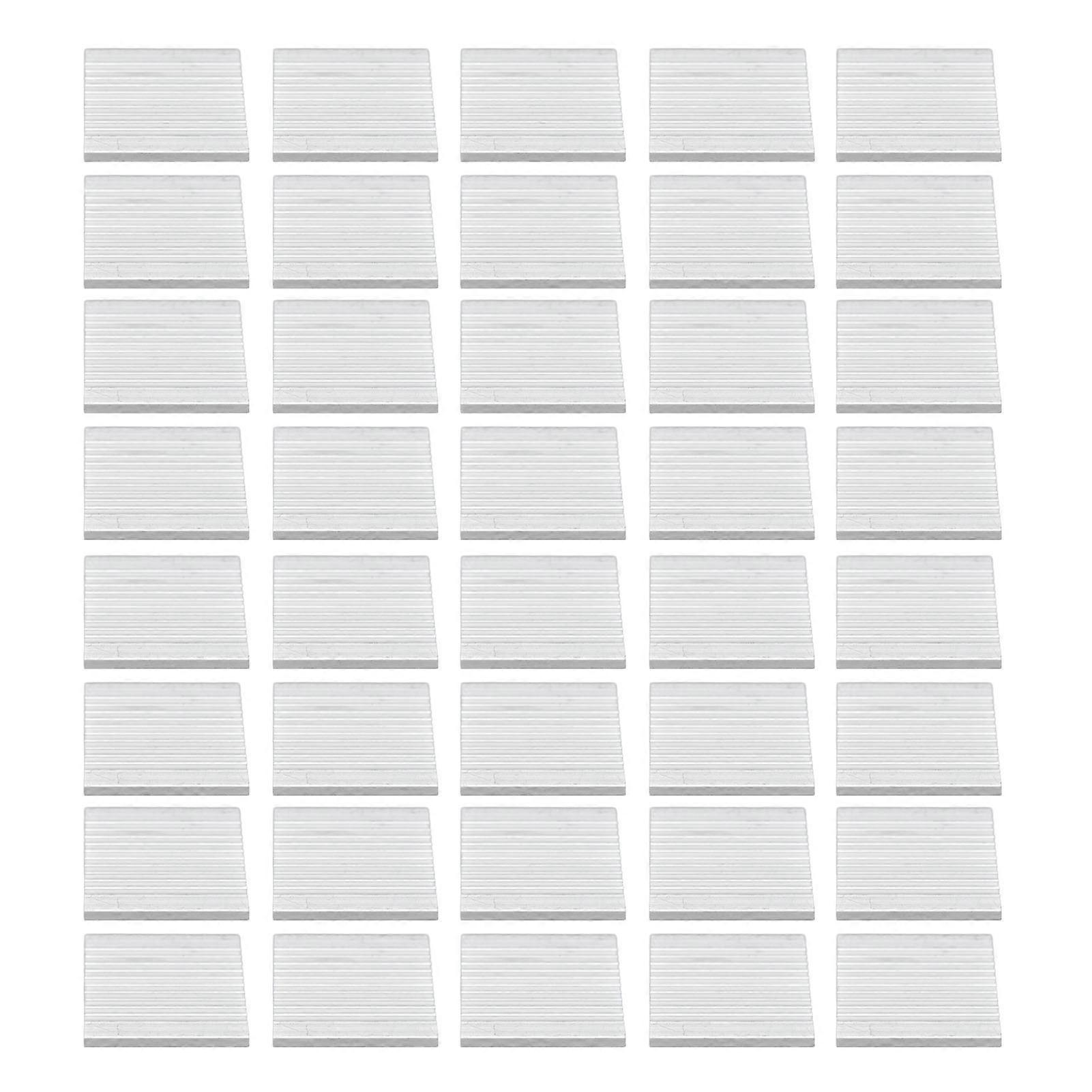40pcs Heatsink White Durable Wearable 3mm/0.12in Thickness Small Compact Convenient Practical Cooling Tool