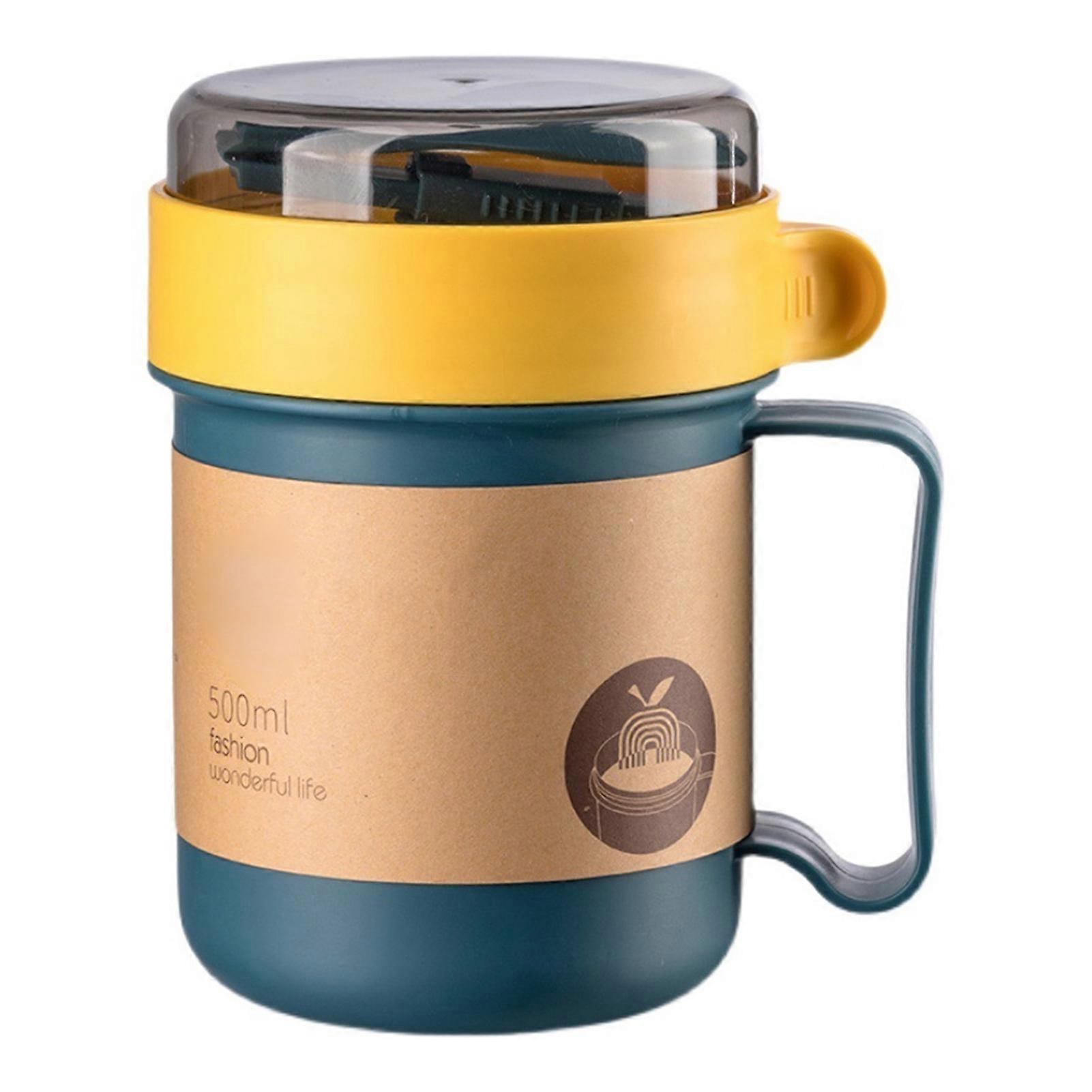Récipient à soupe isotherme portable de 500 ml avec couvercle et cuillère