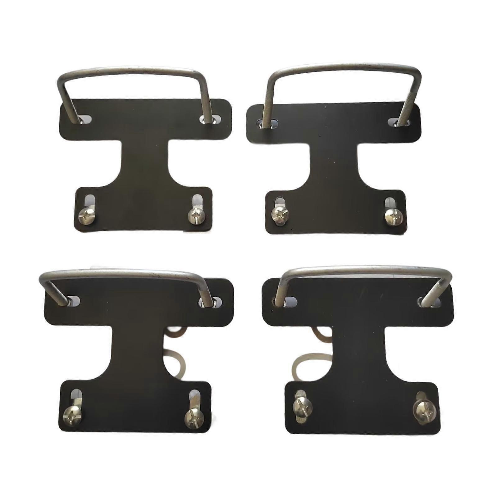 4x Generic Roof Box U Bolt Clamps Accessories Roof Box Mounting Fitting Kit