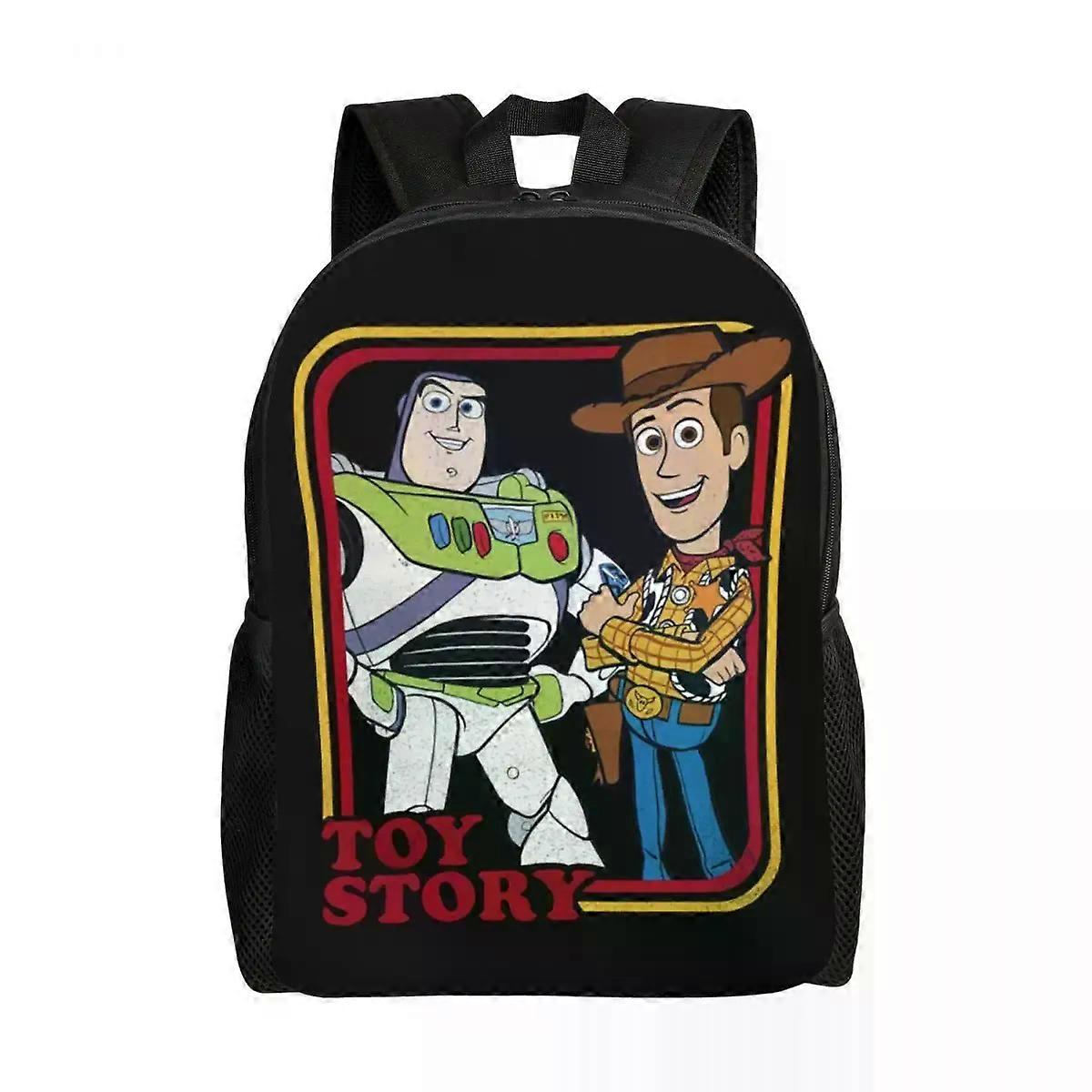 v1373 i1024  Green Aliens Toy Story Cartoon Travel Backpack Women Men School Laptop Bookbag Student Daypack Bags dbO1024